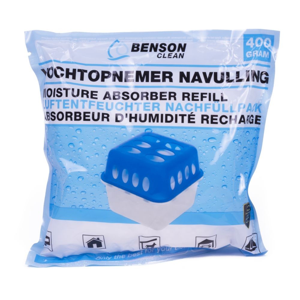 4X Recharge Granulés Sachet 400G Absorbeur d'humidité Déshumidificateur ...
