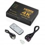 4K Commutateur HDMI HUB 1080p Switch Splitter 3D 3 Ports Full HD Répartiteur