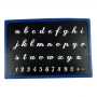 Tableau Effaçable Type Ardoise à Craie avec Alphabet Apprentissage 24 x 17 cm