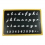 Tableau Effaçable Type Ardoise à Craie avec Alphabet Apprentissage 24 x 17 cm