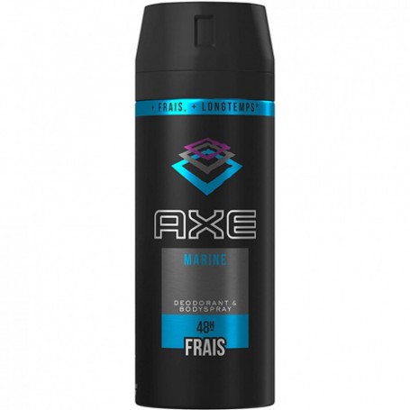 Axe Déodorant Homme Spray Marine 150ml Frais 48H