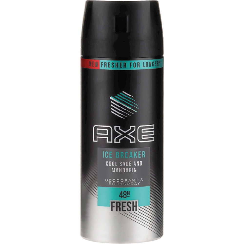 Axe Déodorant Spray Homme Ice Breaker 150ml Frais 48H Vaporisateur