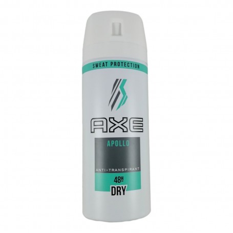 Axe Déodorant Homme Spray Apollo Dry 150ml Frais 48H Anti Transpirant