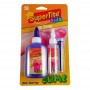 Kit de Fabrication Pâte Slime élastique 80 ml DIY Loisirs Créatifs Jouet 6 Couleurs